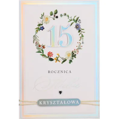 Karnet okazjonalny B6 z kopert� Rocznica �lubu PAN DRAGON HM200-3402