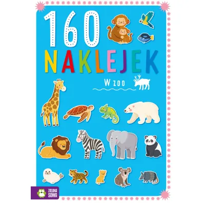 KSIAZECZKA EDUK A4 160 NAKLEJEK W ZOO ZS