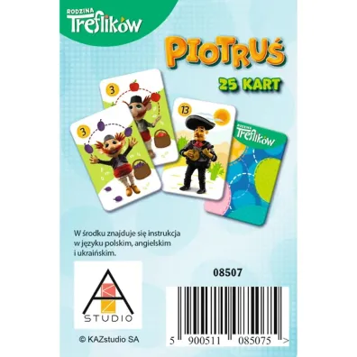 Karty do gry Piotru� Rodzina Treflik�w TREFL 08507 TR