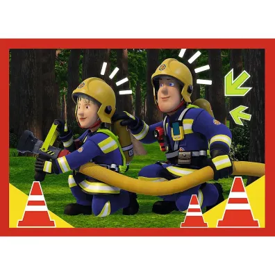 Puzzle 4w1 Przygody stra�aka Sama Trefl