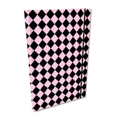 EV-Corp Notes A5 z gumk� Soft Touch Krata Pink kratka