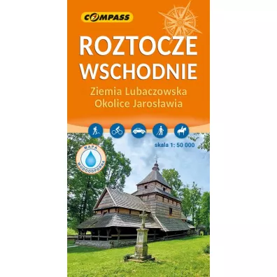 Roztocze Wschodnie. Mapa turystyczna w skali 1:50 000 (wersja wodoodporna)