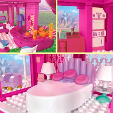 MEGA Barbie Dreamhouse Domek Marze� Zestaw klock�w HPH26
