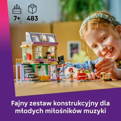 LEGO Friends Sklep muzyczny i mieszkanie 42653