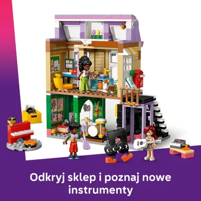 LEGO Friends Sklep muzyczny i mieszkanie 42653