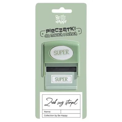 Be-Happy Gifts Piecz�tka z napisem - Super