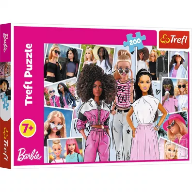 Puzzle 200 el. W wiecie Barbie/Mattel Barbie Trefl