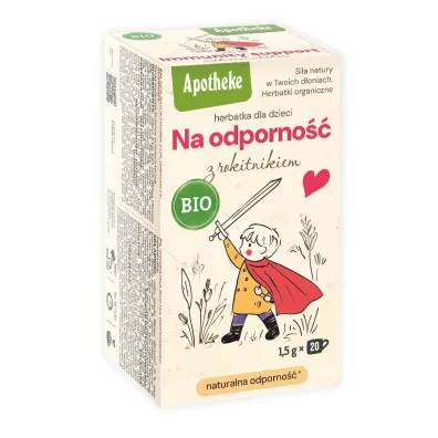Apotheke Herbatka dla dzieci na odporno�� z rokitnikiem suplement diety 20 x 1,5 g Bio