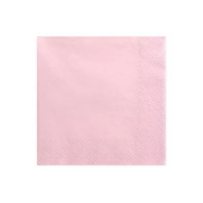 PartyDeco Serwetki tr�jwarstwowe r�owe 33x33 cm