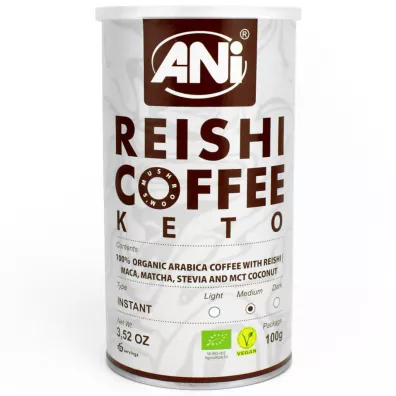 Ani Kawa rozpuszczalna "reishi keto" 100 g Bio