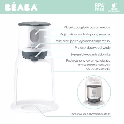 Beaba Ekspres do mleka 2w1 Bib`expresso White/grey