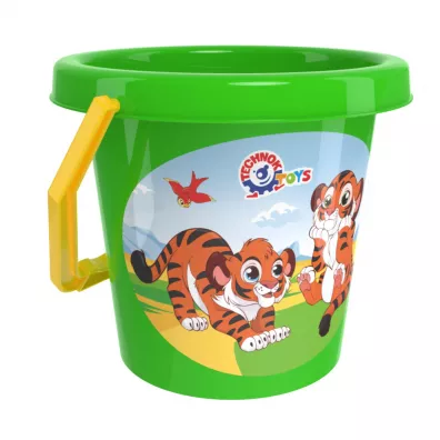 Wiaderko kolorowe do piasku i wody MIX Maksik