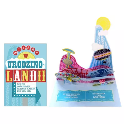 Kukartka Karnet KBO-003 Urodziny urodzinolandia