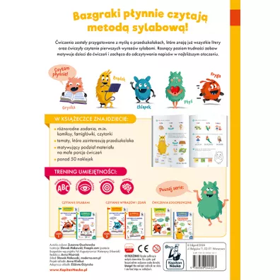 Bazgraki czytaj� wyrazy i zdania. Czytanie sylabowe. �wiczenia. Kapitan Nauka
