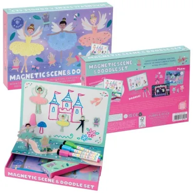 Magnetyczna uk�adanka i tablica - Baletnice Floss & Rock