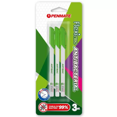 Penmate D�ugopis Flexi Trio Jet Antibacterial 3 szt.