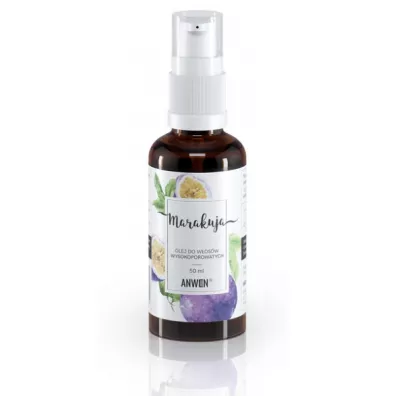 Anwen Olej do wosw wysokoporowatych Marakuja 50 ml
