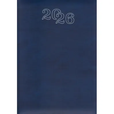 Kalendarz 2026 A5 dzienny standard granatowy