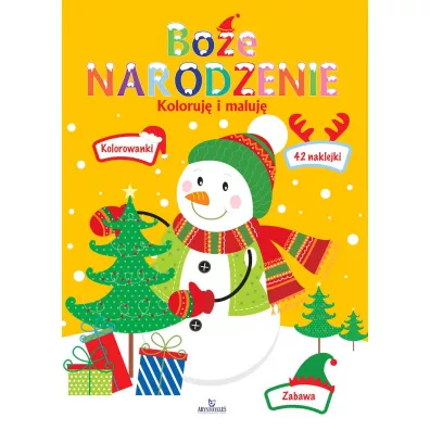 Bo�e Narodzenie. Koloruj� i maluj� - Monika Matusiak