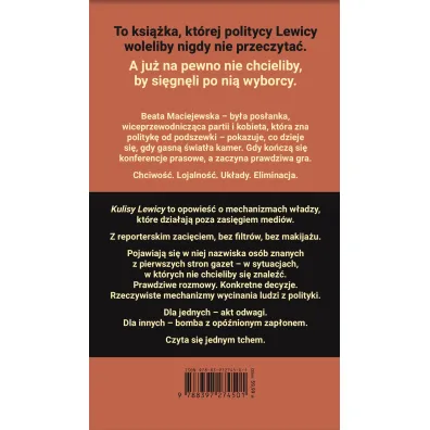 Kulisy Lewicy. Eliminacja. Chciwo��. Strach.