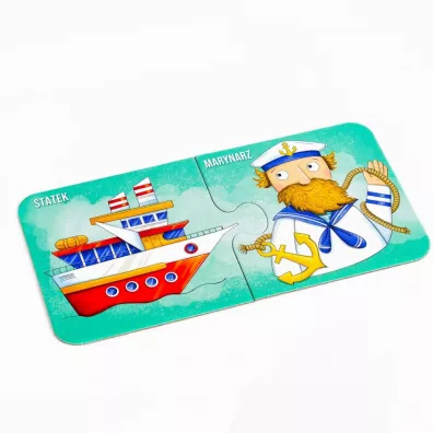 Ekopuzzle 15 x 2 el. Stra�ak czy astronauta? Muduko