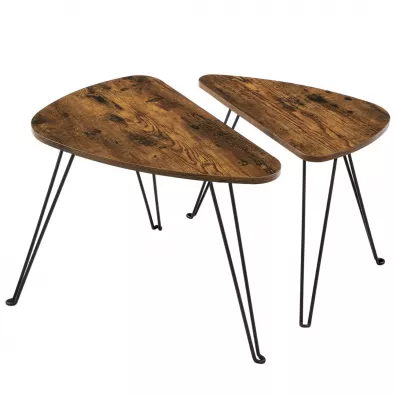 Songmics Zestaw stolikw kawowych LOFT 2 szt.