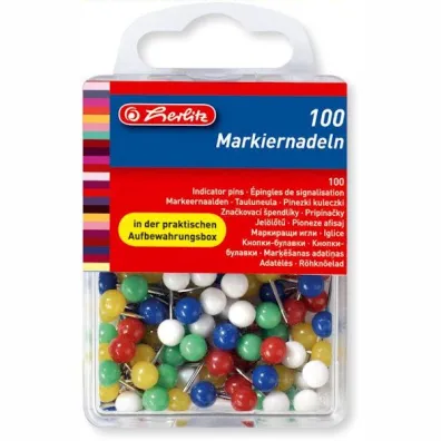 Herlitz Pinezki kuleczki 100 szt.