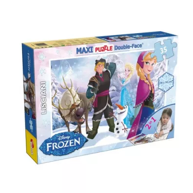 Puzzle dwustronne maxi 35 el. Kraina Lodu Lisciani