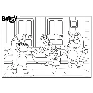 Puzzle 4x48 el. Bluey Lisciani