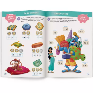 Disney uczy. Ksiniczka. Monety i banknoty