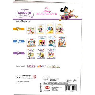 Disney uczy. Ksi�niczka. Monety i banknoty