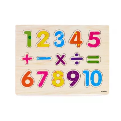 Puzzle Uk�adanka drewniana cyferki Artyk