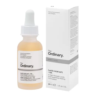 The Ordinary Lactic Acid 10% + HA peeling z Kwasem Mlekowym i Kwasem Hialuronowym 30 ml