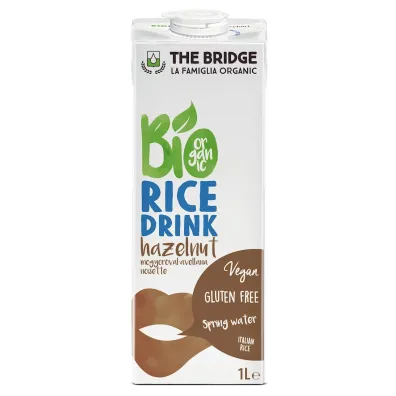 The Bridge Nap�j ry�owy z orzechami laskowymi bez glutenu Zestaw 6 x 1 L Bio