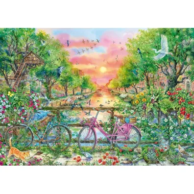 Puzzle 1000 el. Amsterdam 50 urodziny Ravensburger