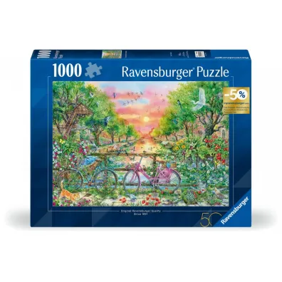 Puzzle 1000 el. Amsterdam 50 urodziny Ravensburger