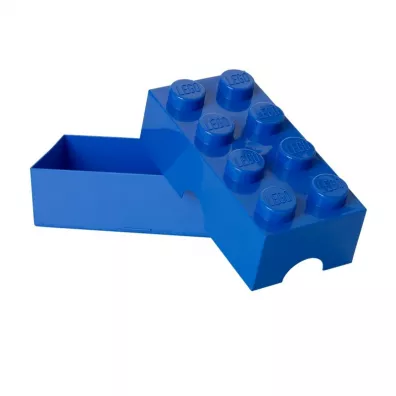 Lunchbox klocek LEGO niebieski