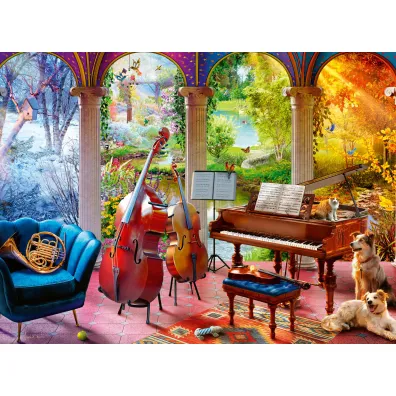 Puzzle 100 el. XL Muzyka Ravensburger