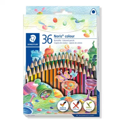 Staedtler Kredki o��wkowe Noris Colour, tr�jk�tne 36 szt.