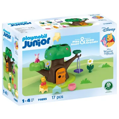 Playmobil Junior Disney Domek w drzewie Kubusia Puchatka i Prosiaczka 71693