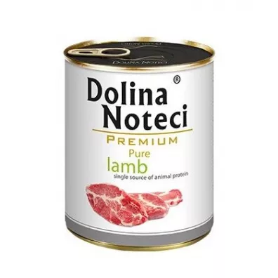 Dolina Noteci Premium Pure Karma dla doros�ych ps�w bogata w jagni�cin� 800 g