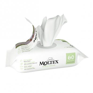 Moltex Ekologiczne chusteczki nawilane 60 szt.