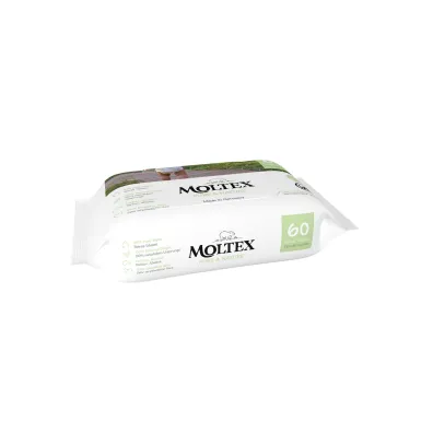 Moltex Ekologiczne chusteczki nawil�ane 60 szt.