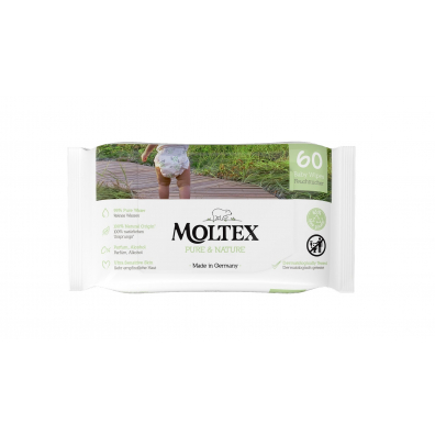 Moltex Ekologiczne chusteczki nawilżane 60 szt.