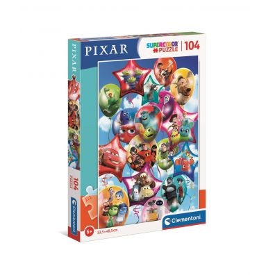 Puzzle 104 el. Supercolor. Pixar Party Clementoni