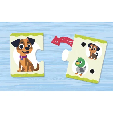 Puzzle Lisciani Carotina Baby Windowbox farma 304-107308