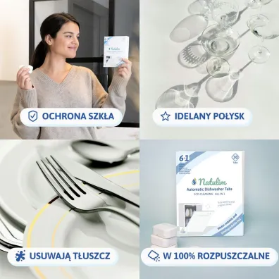 Natulim Eko tabletki do zmywarki 6w1 Zestaw 3 x 30 szt.