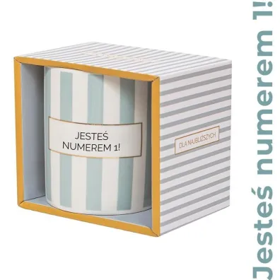 Be-Happy Gifts Kubek prezentowy Jeste� numerem 1!