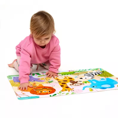 Dzikie puzzle 24 el. CzuCzu. Sawanna Bright Junior Media