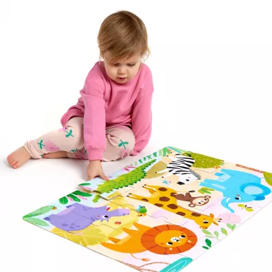 Dzikie puzzle 24 el. CzuCzu. Sawanna Bright Junior Media